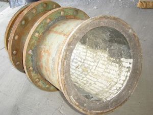 Refurbished bends with combined antiabrasive lining (TRIBET + KERALOX)