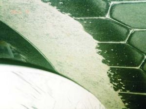 A-2: The repaired lining from material TRIBET in cement separator