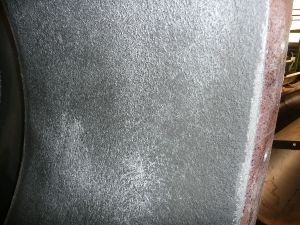 Detail of lining from material Tribet