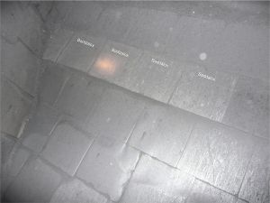 Wear resistant Baddalox plates in operation with plates from cast basalt