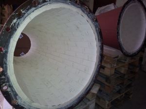 Antiabrasive lining from material Keralox in cyclones for coal separation