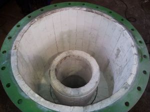 Antiabrasive lining from material Keralox in cyclones for coal separation