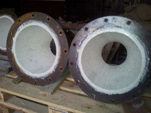 Antiabrasive lining from material Keralox in cyclones for coal separation