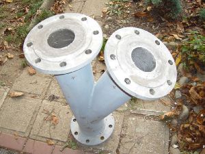Piping parts with anti-abrasive lining from Tribet in pneumatic transport systems