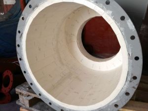 Antiabrasive lining from material Keralox in cyclones for coal separation